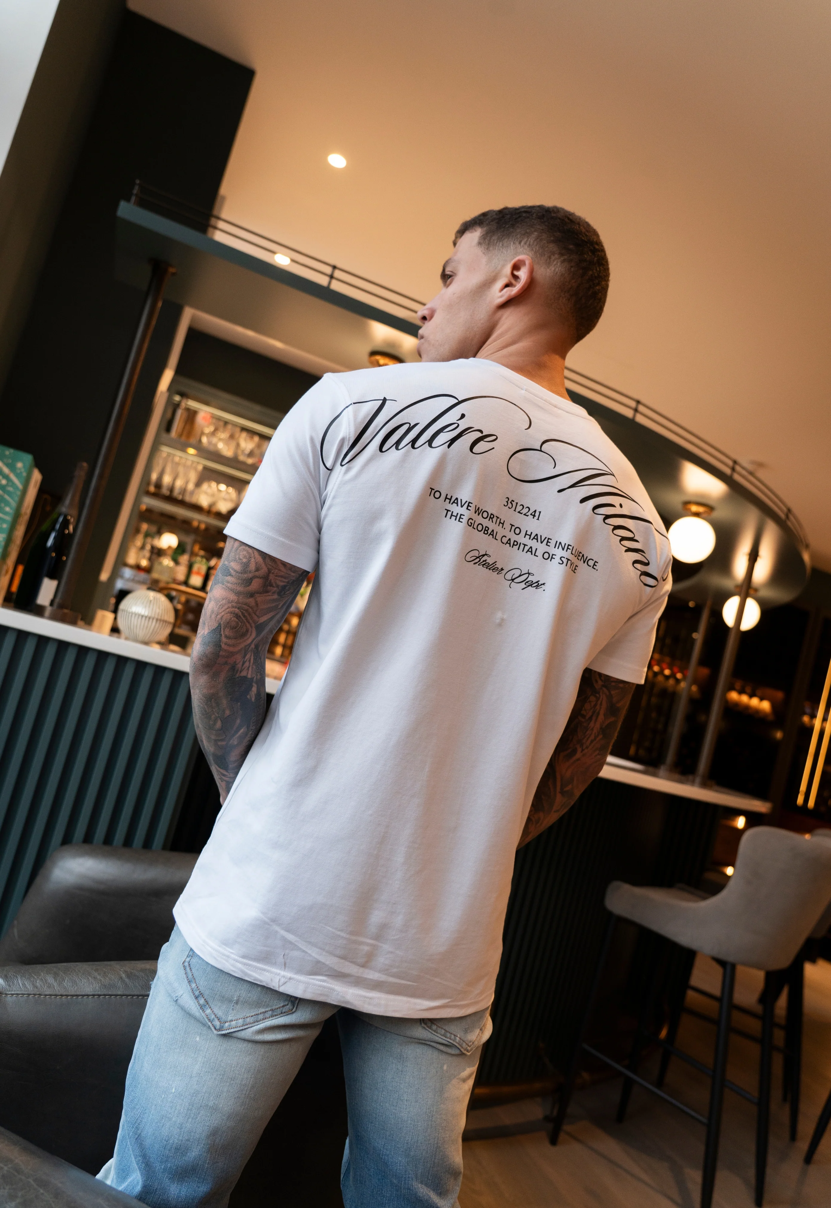 AVIC WHITE TEE - Image 3