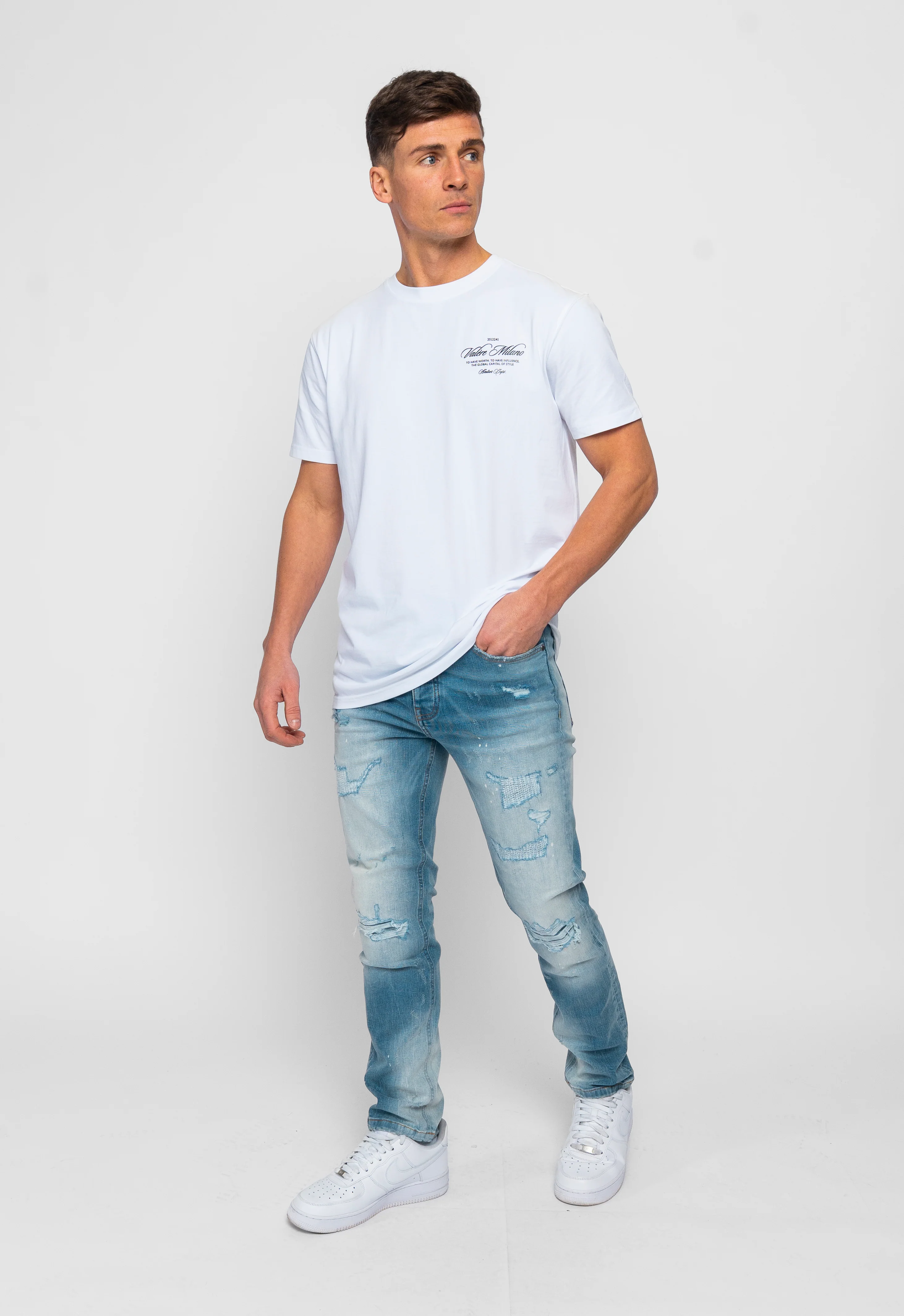 AVIC WHITE TEE - Image 4