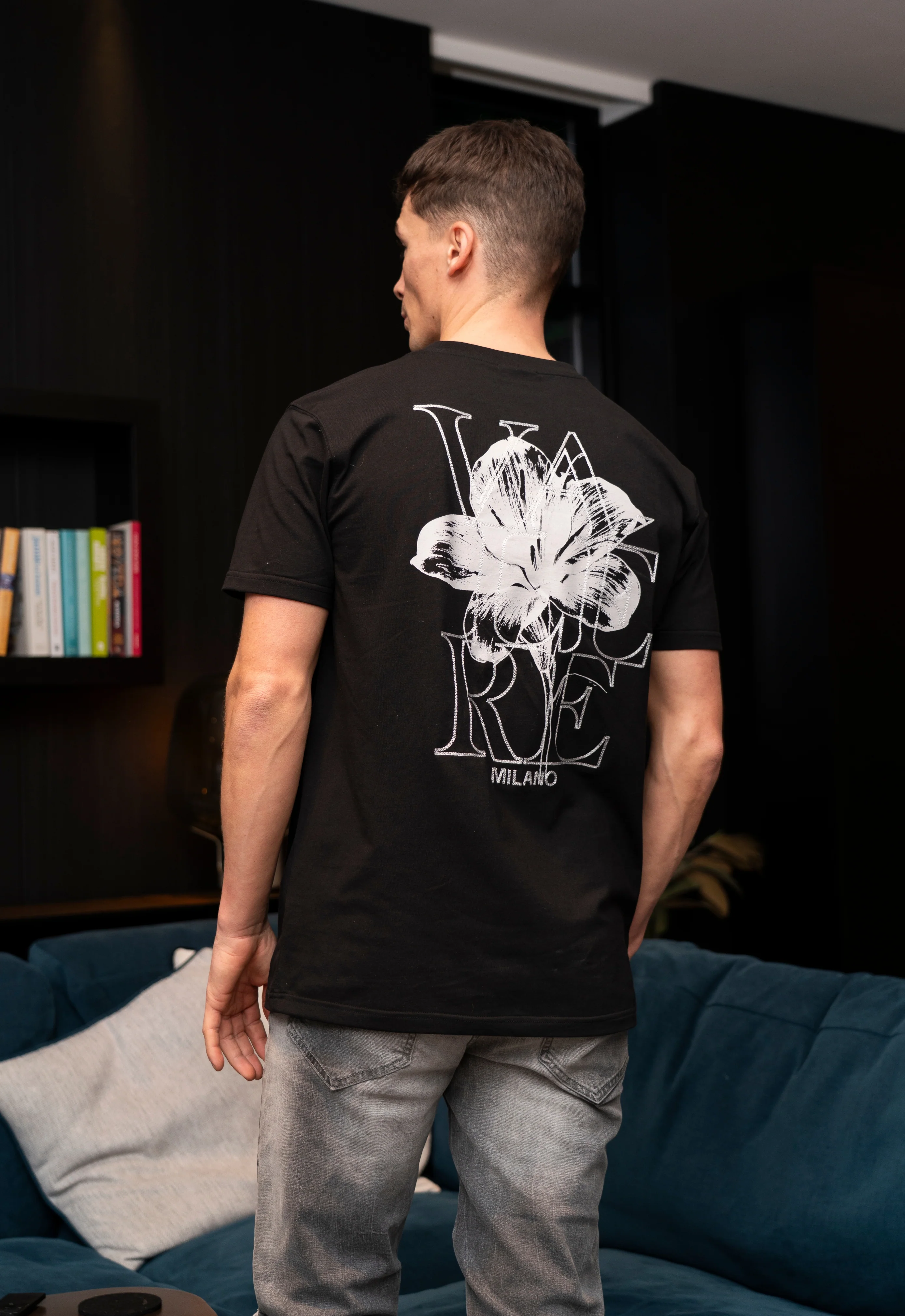 CAPANNE BLACK TEE - Image 3