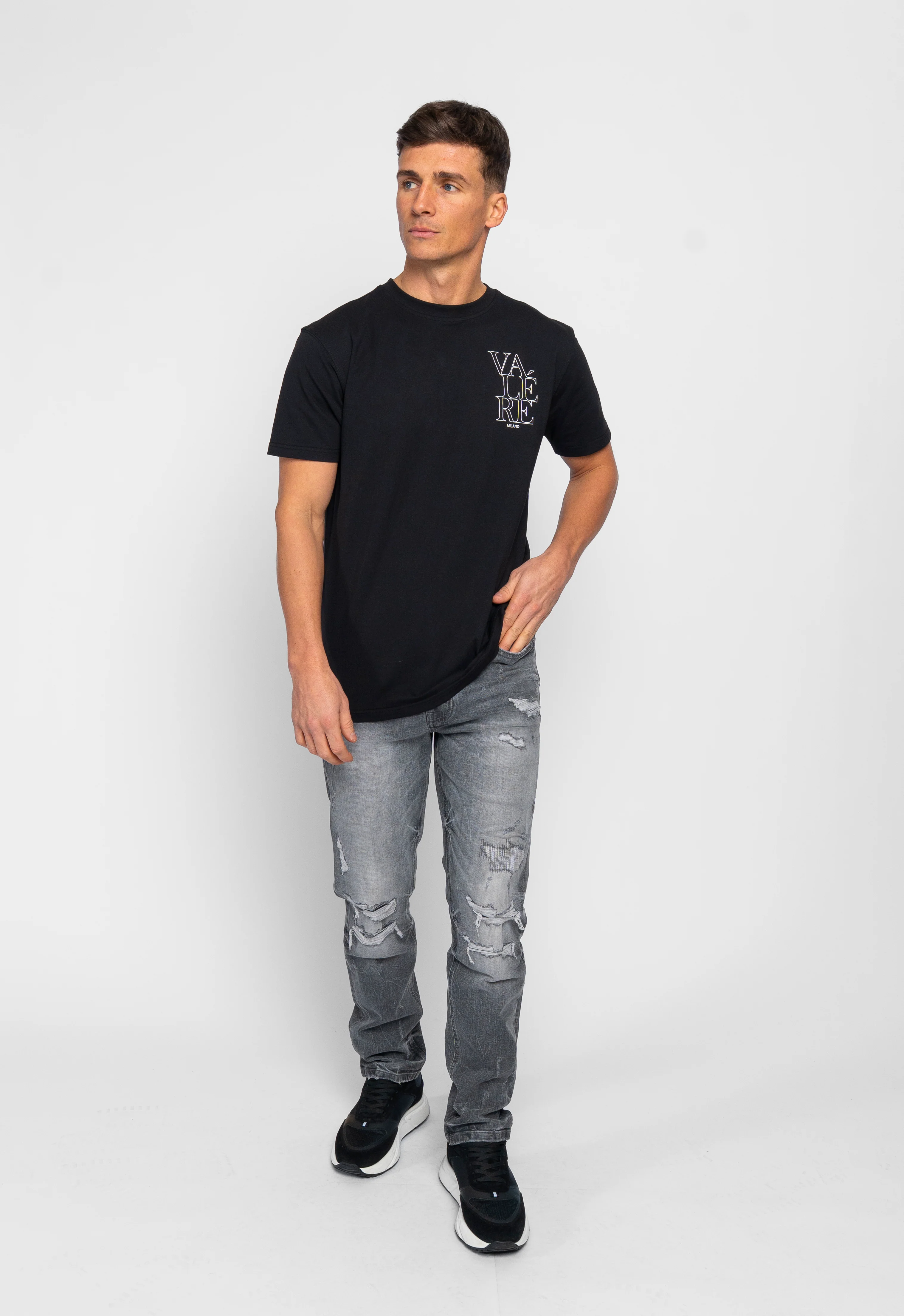 CAPANNE BLACK TEE - Image 4
