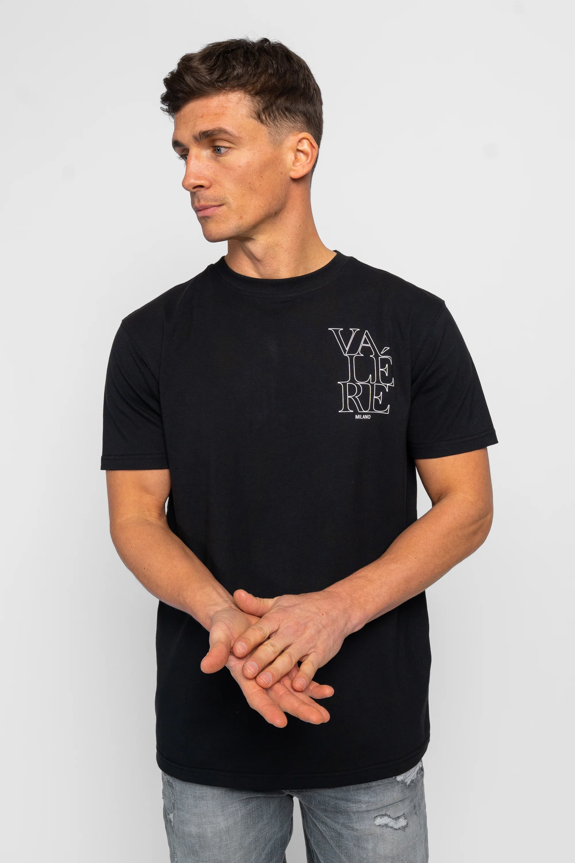 CAPANNE BLACK TEE - Image 6