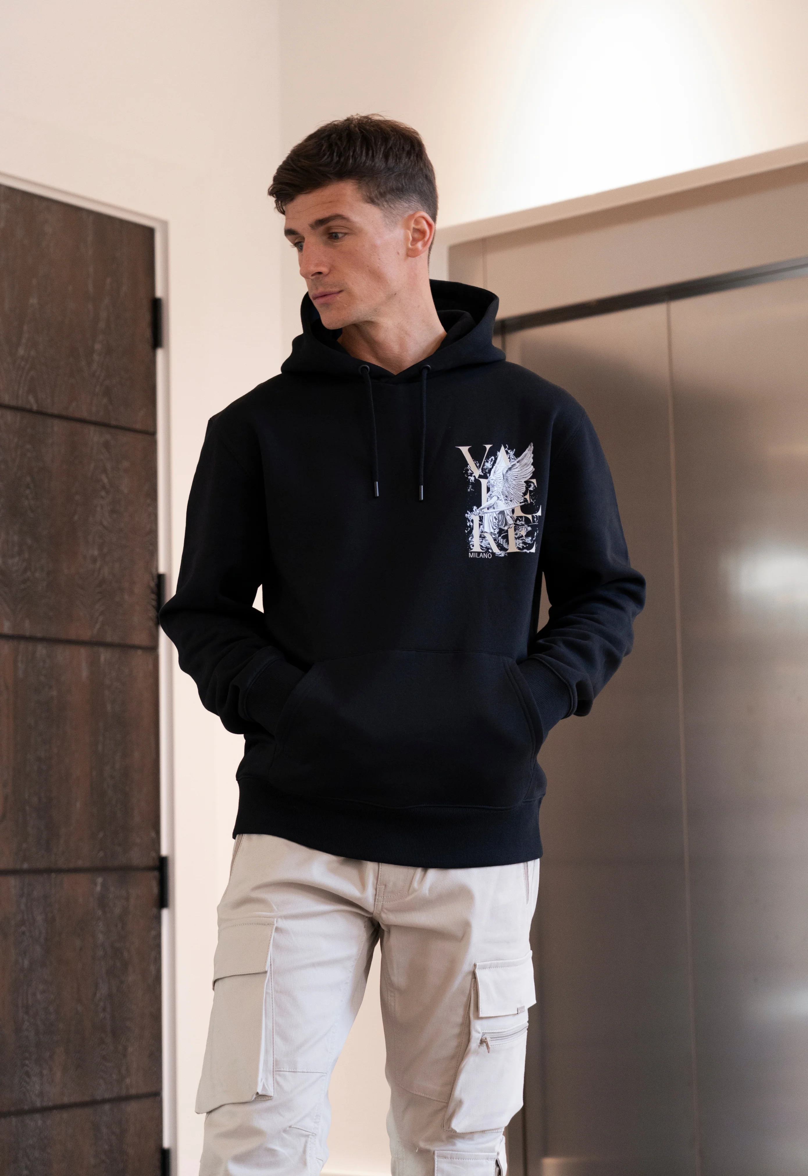 CIRO BLACK HOODIE - Image 3