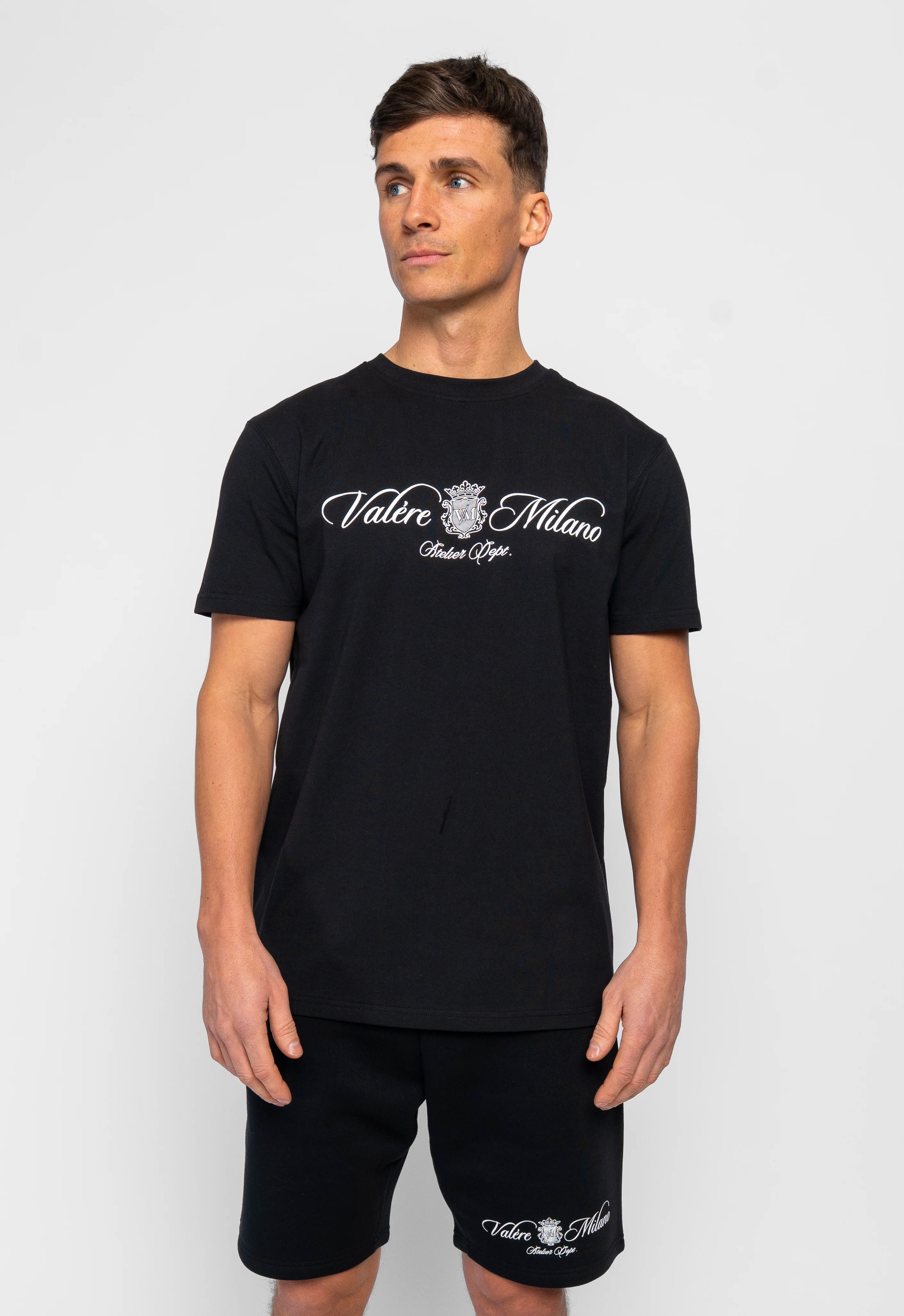 DEVARO BLACK TEE & SHORT - Image 3