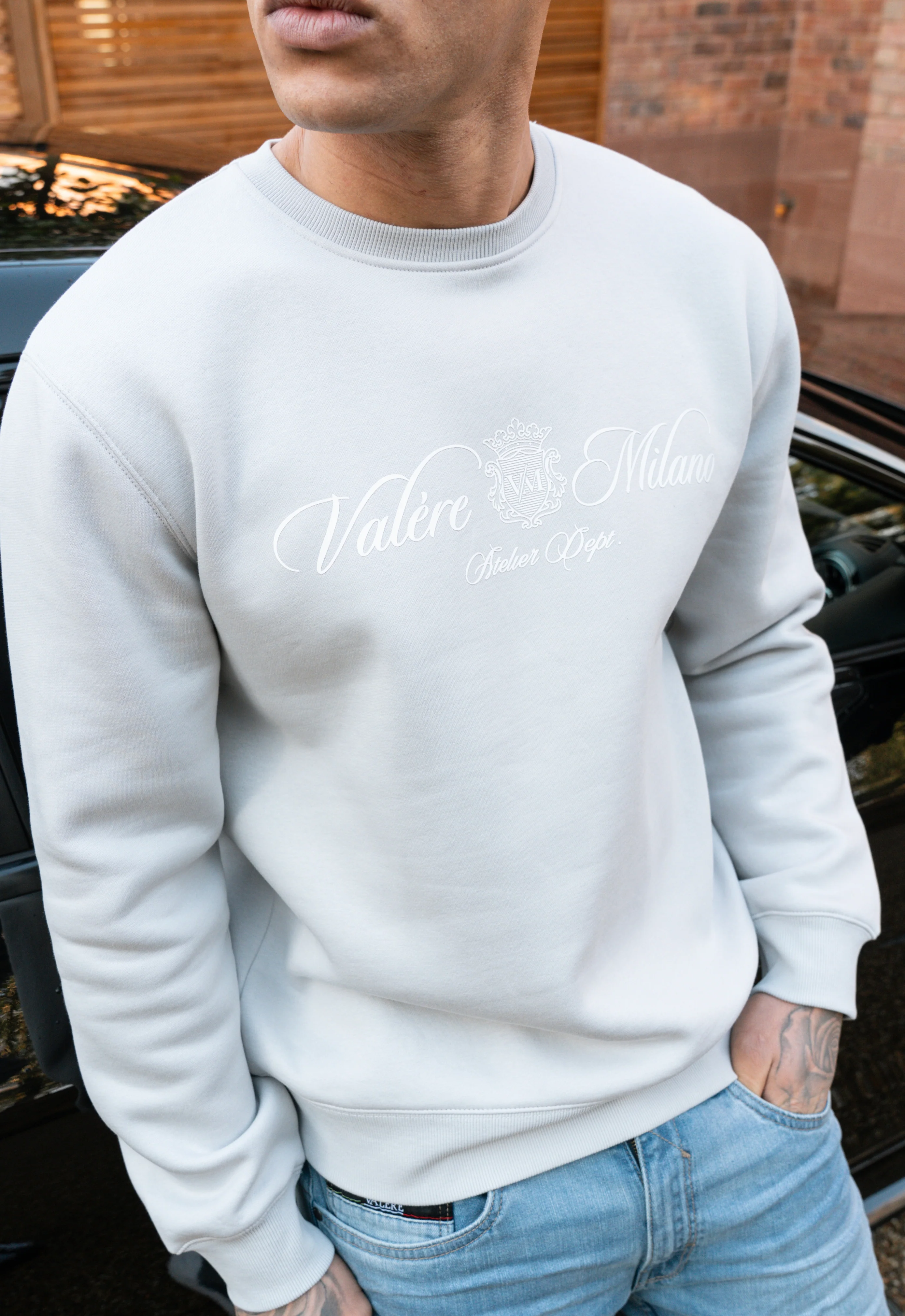 DEVARO GREY CREW - Image 3