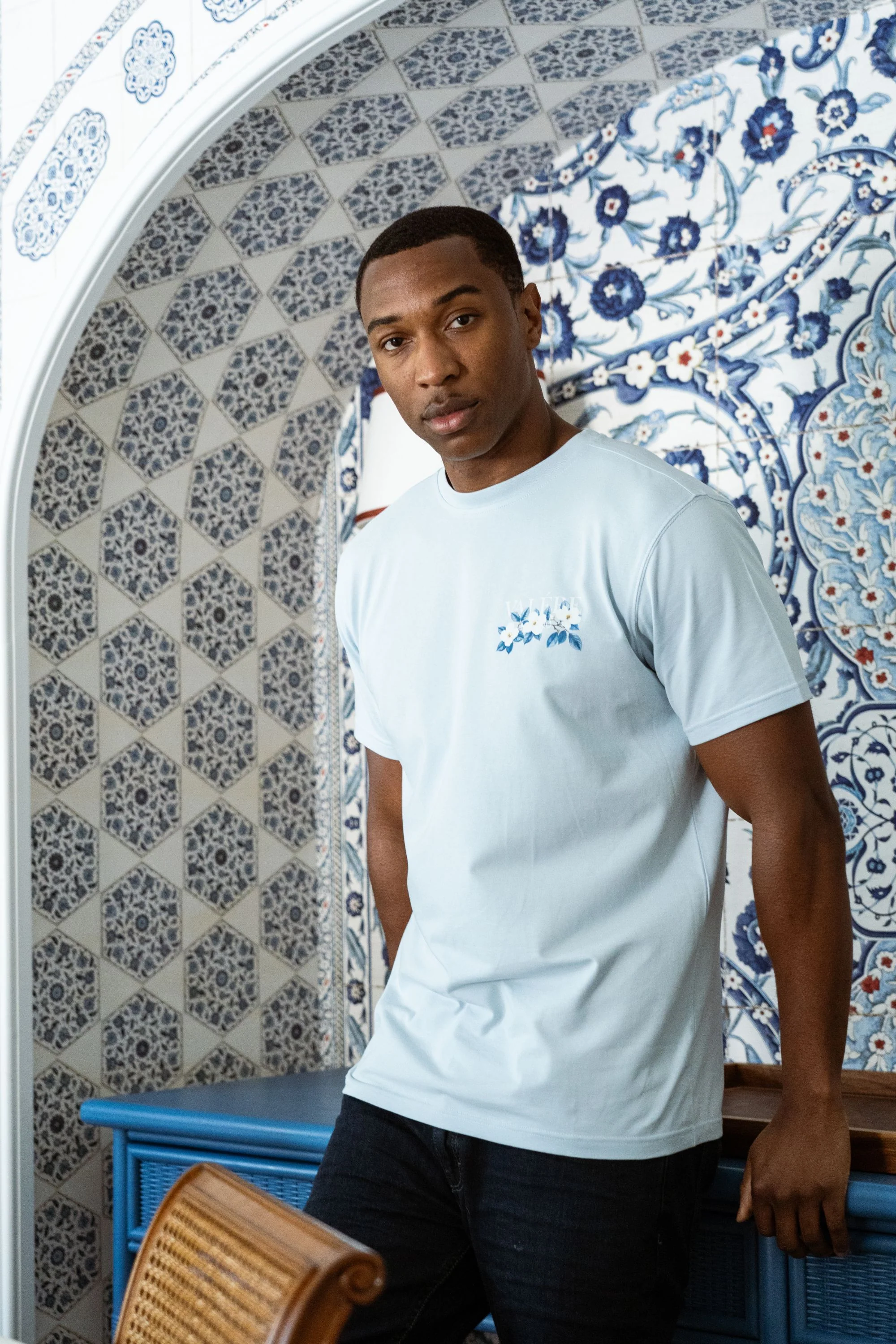FUSINE BLUE TEE - Image 3