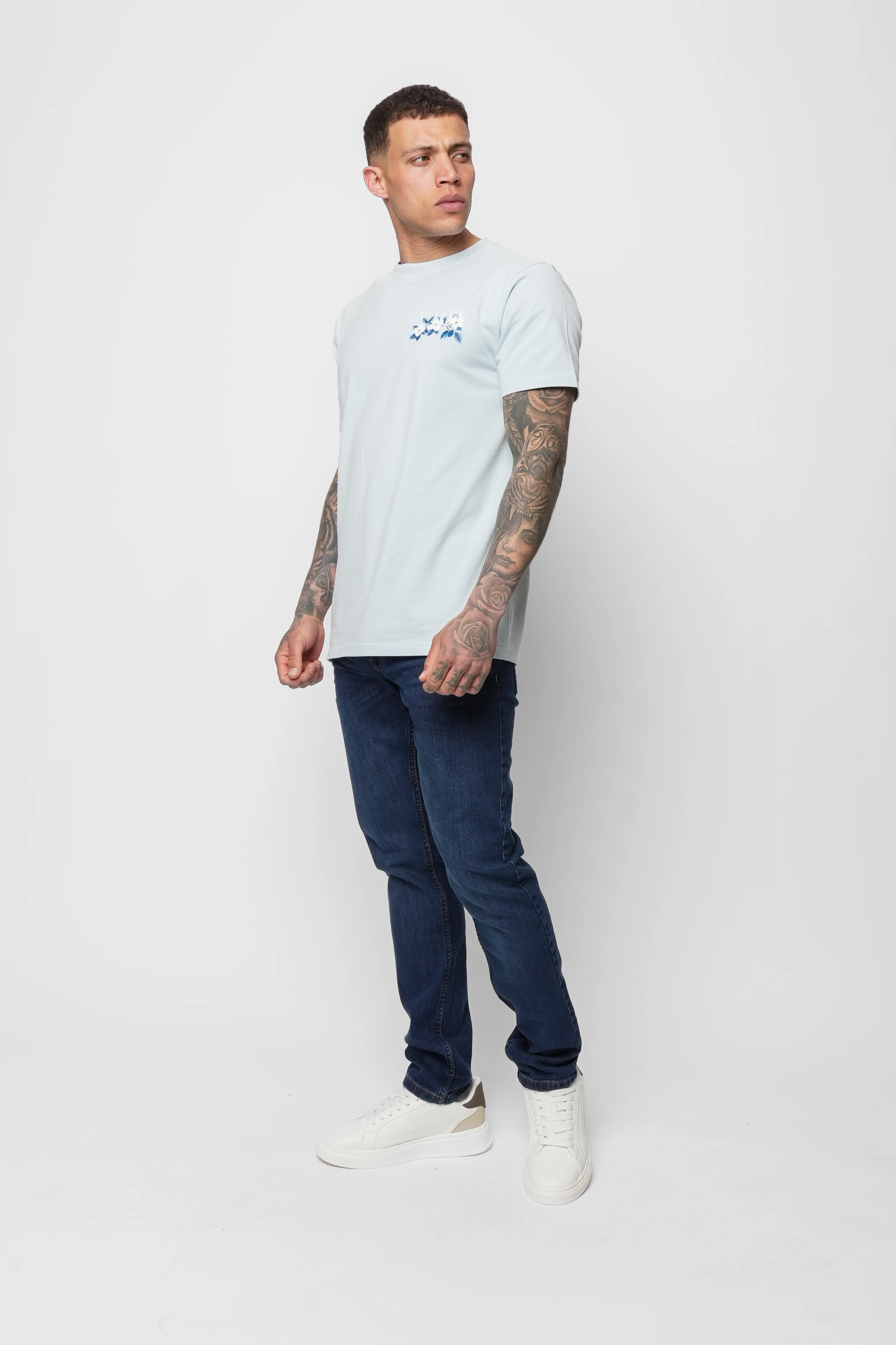 FUSINE BLUE TEE - Image 6
