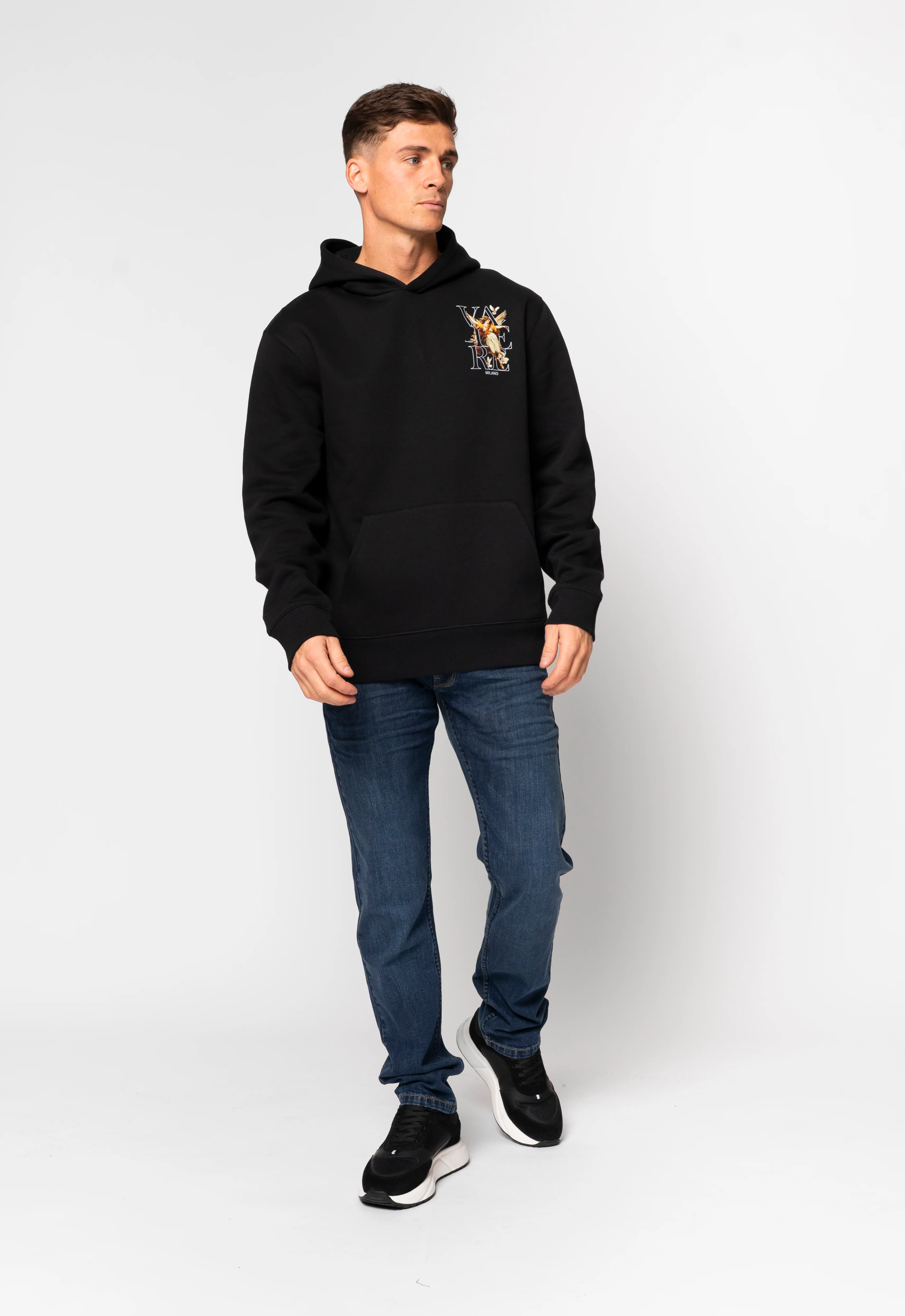 INIZIO BLACK HOODIE - Image 4
