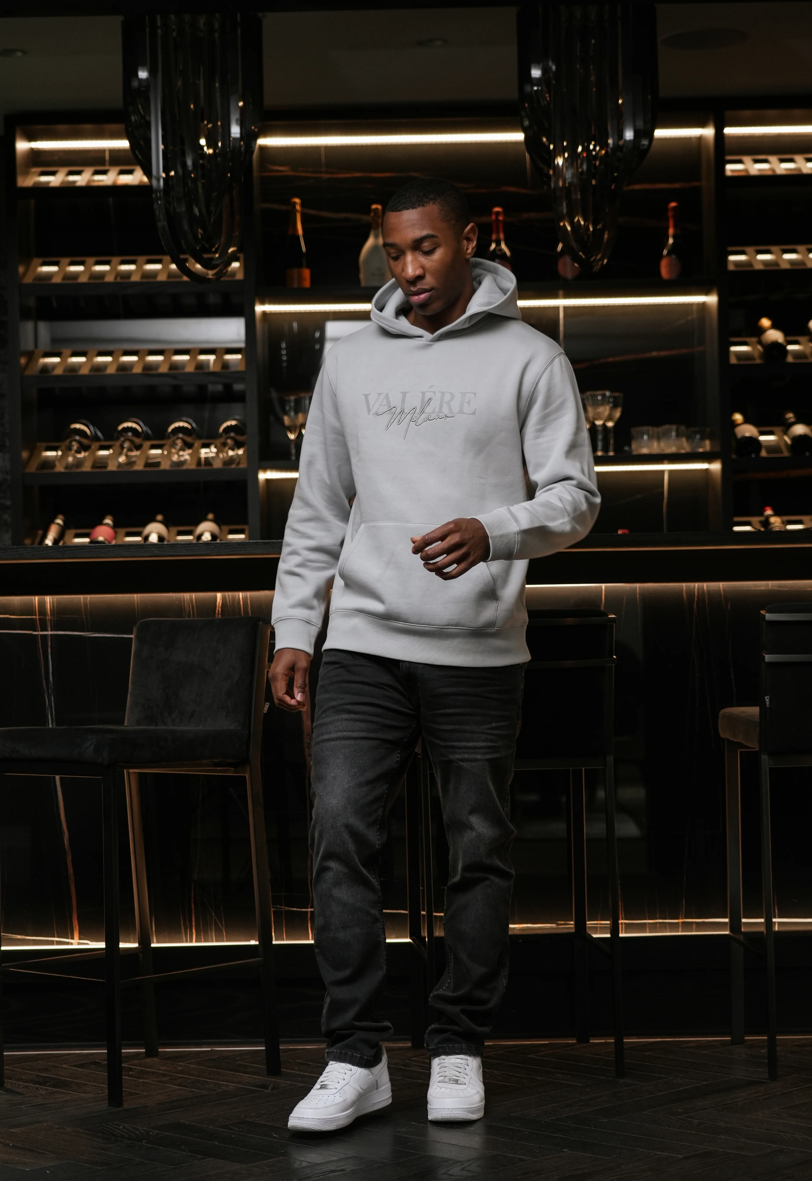 LUCIDO GREY HOODIE - Image 3