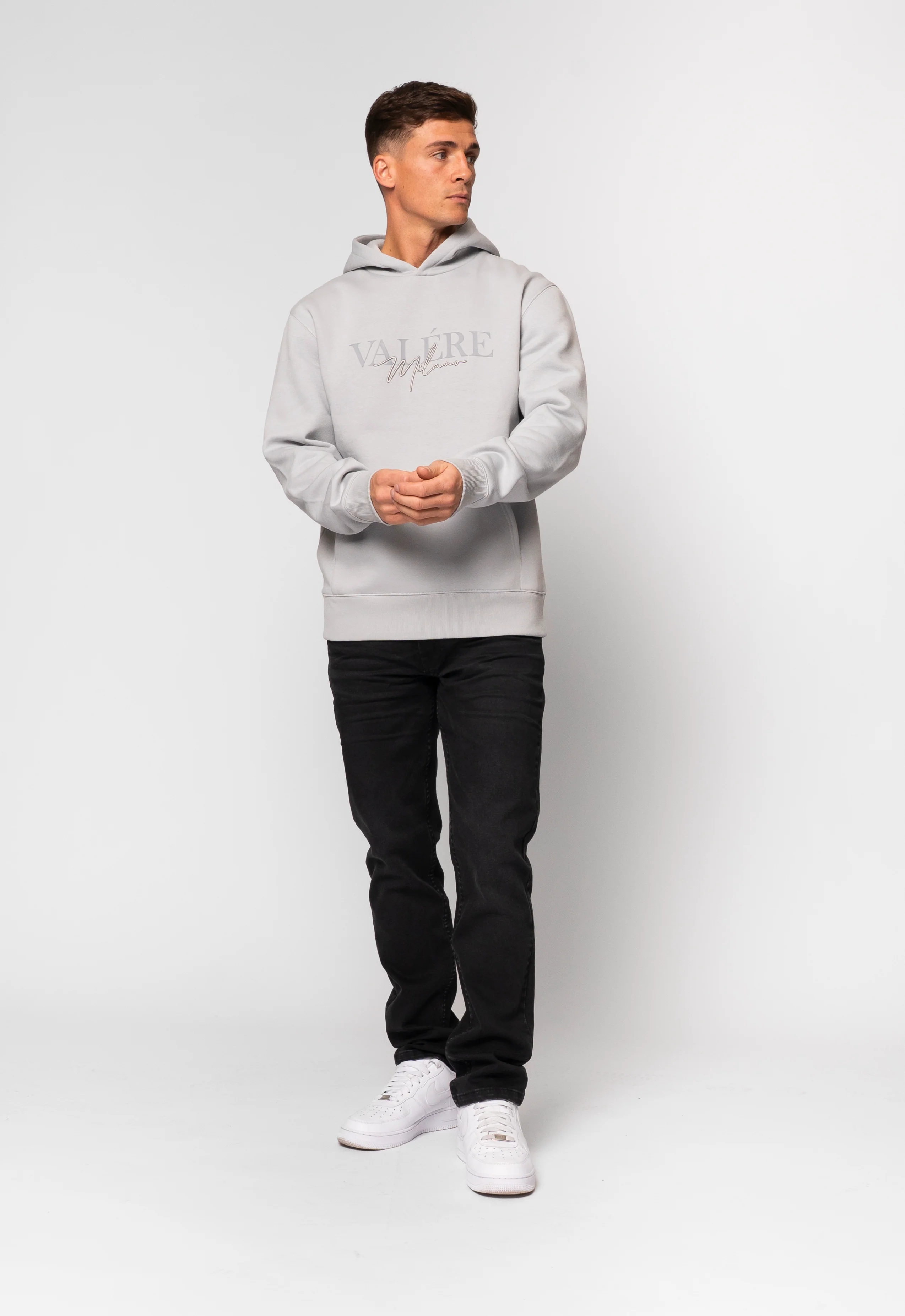 LUCIDO GREY HOODIE - Image 4