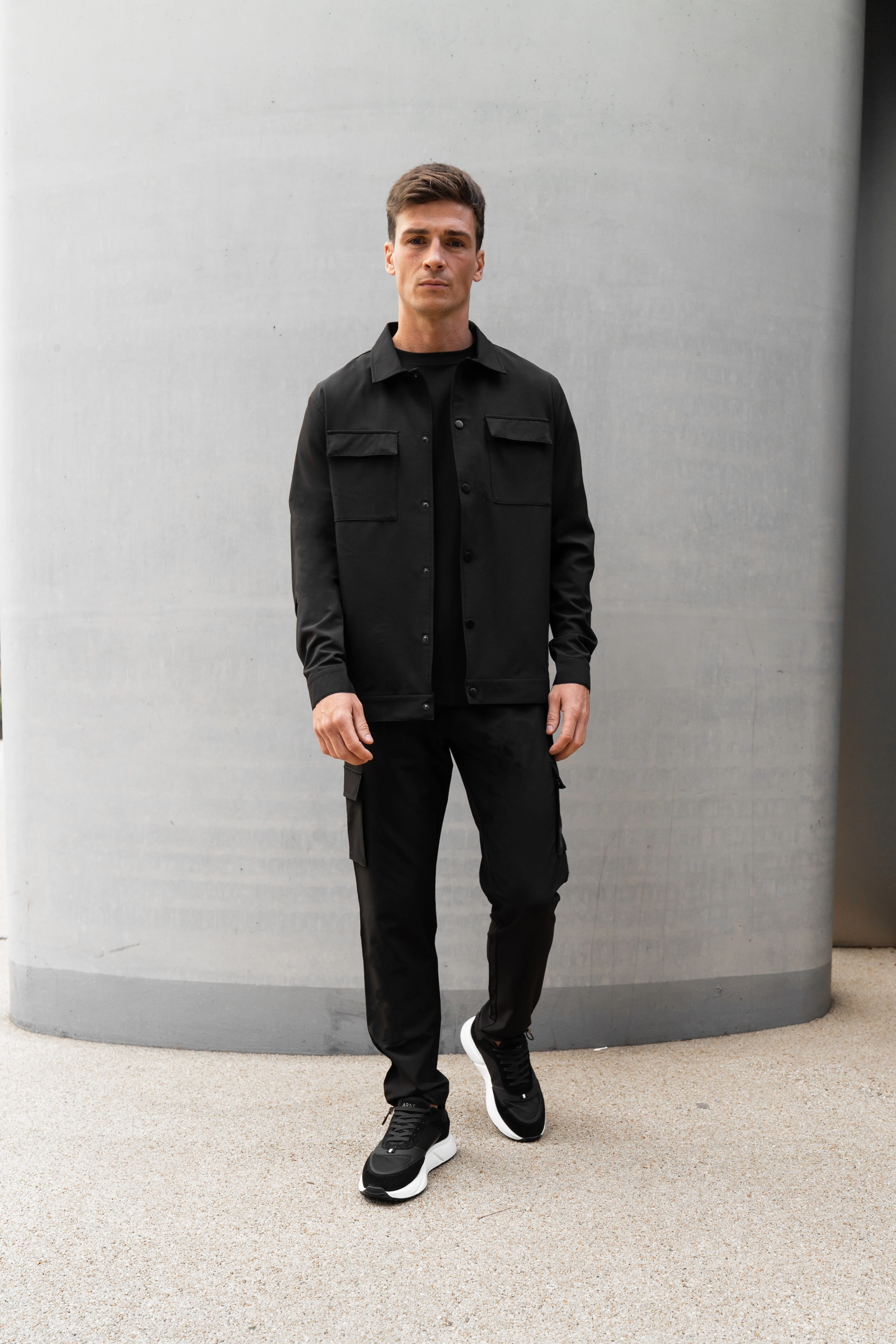 LUXE BLACK OVERSHIRT - Image 3