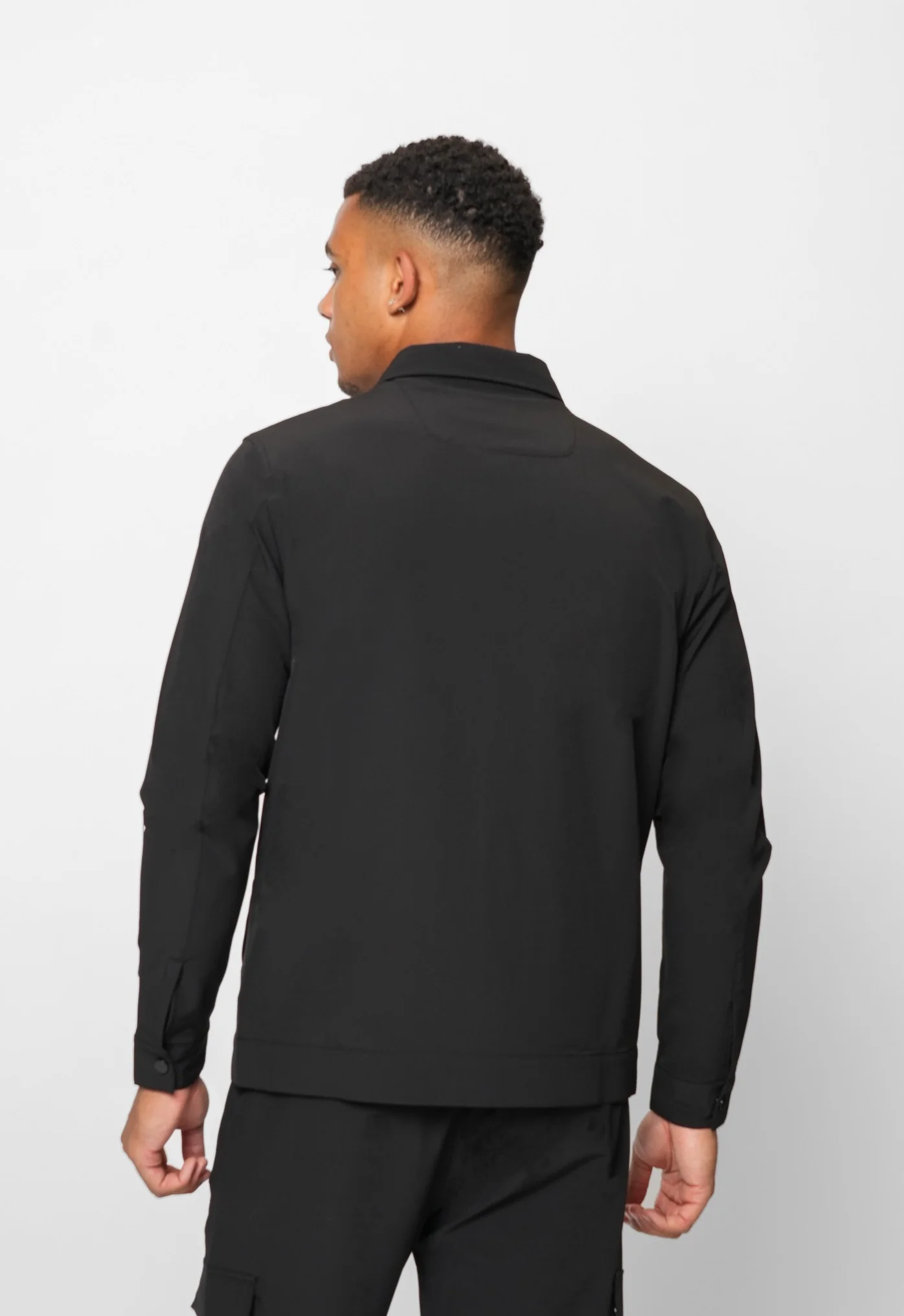 LUXE BLACK OVERSHIRT - Image 5