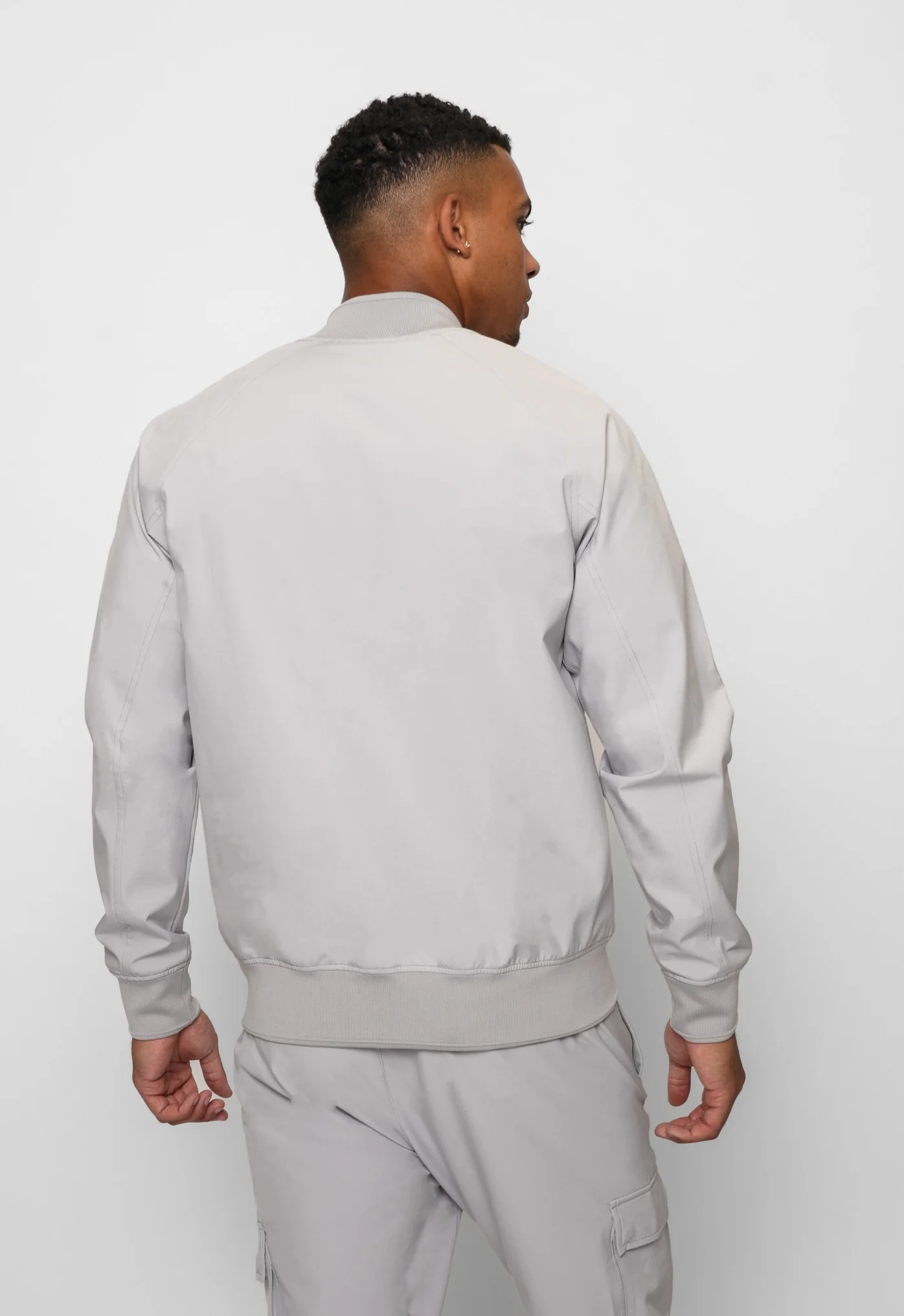 LUXE GREY BOMBER - Image 5