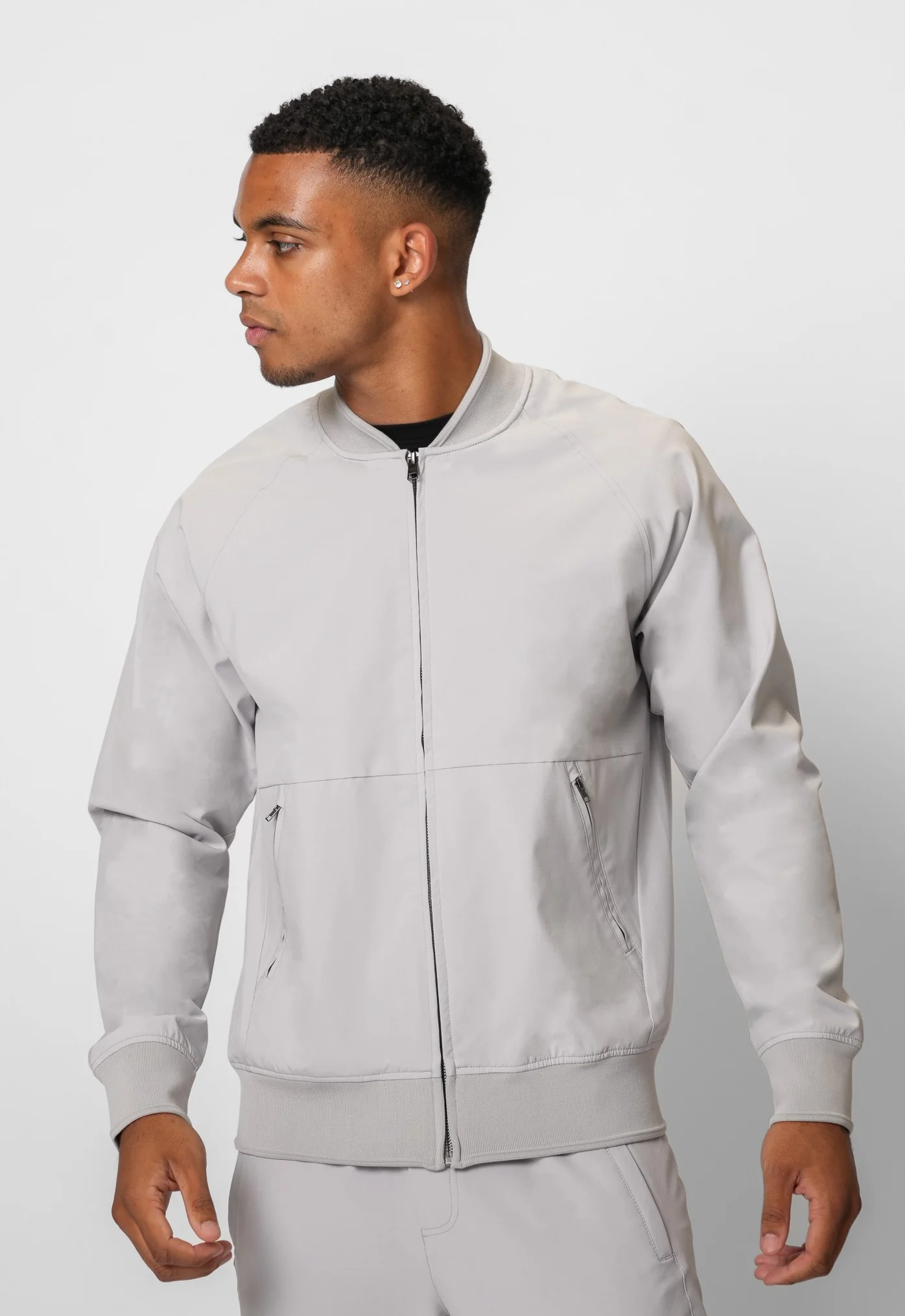 LUXE GREY BOMBER - Image 7