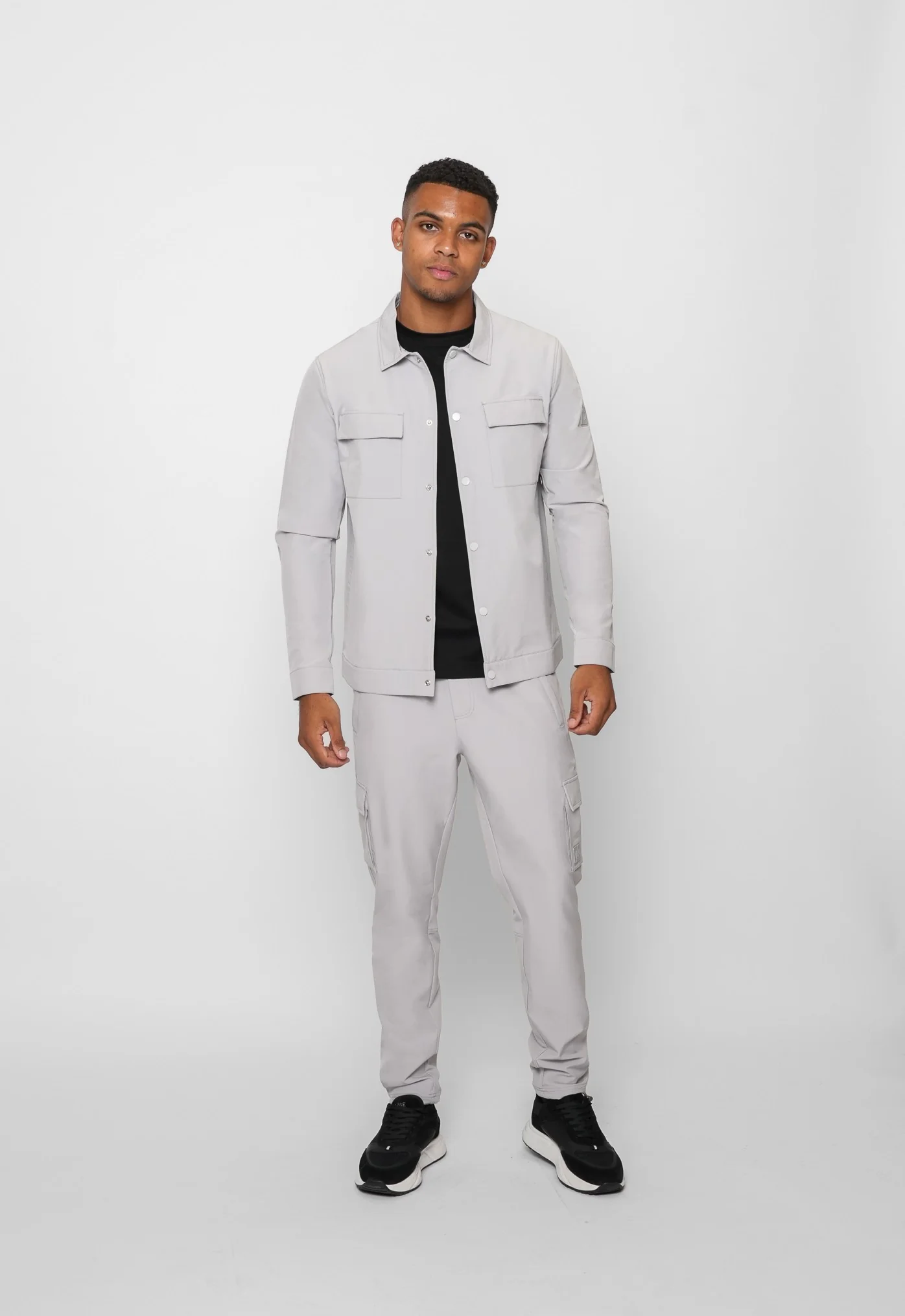 LUXE GREY OVERSHIRT - Image 4