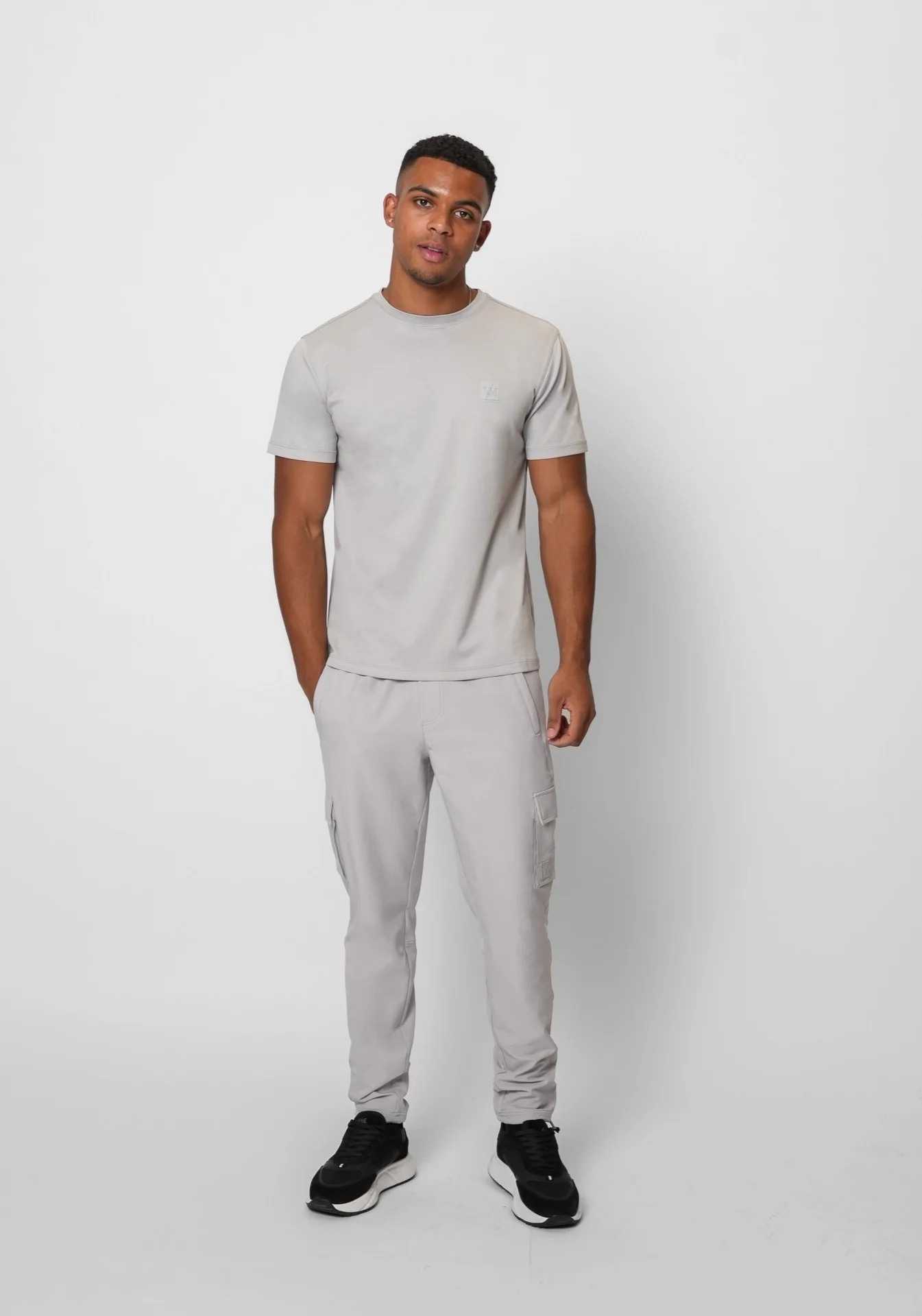 LUXE MERCERISED GREY TEE - Image 4