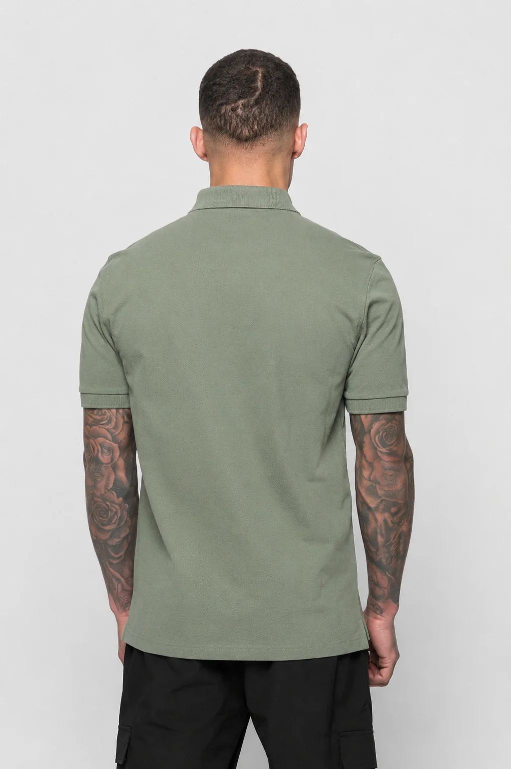 LUXE MERCERISED KHAKI POLO - Image 5