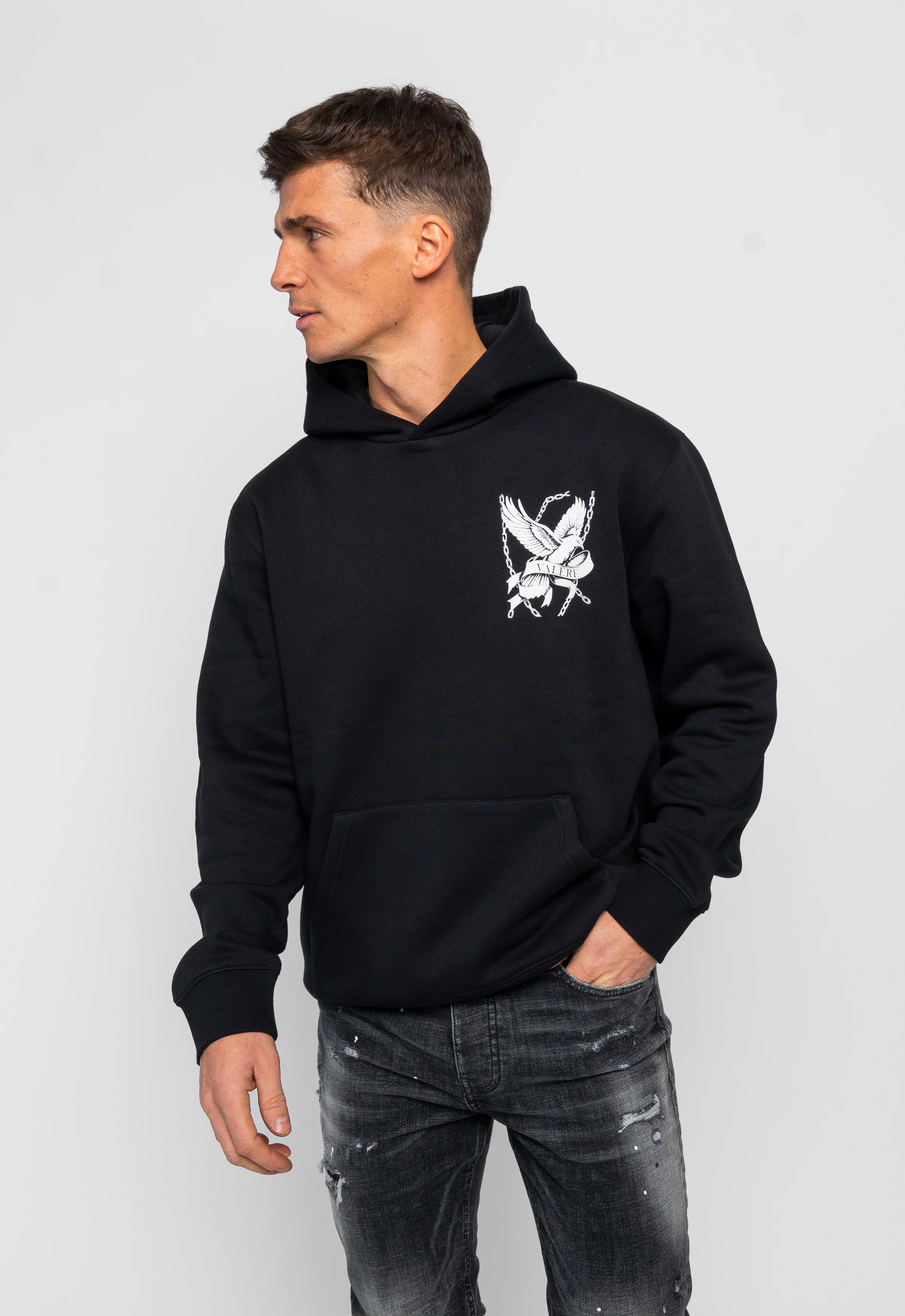 MONVISO BLACK HOODIE - Image 6