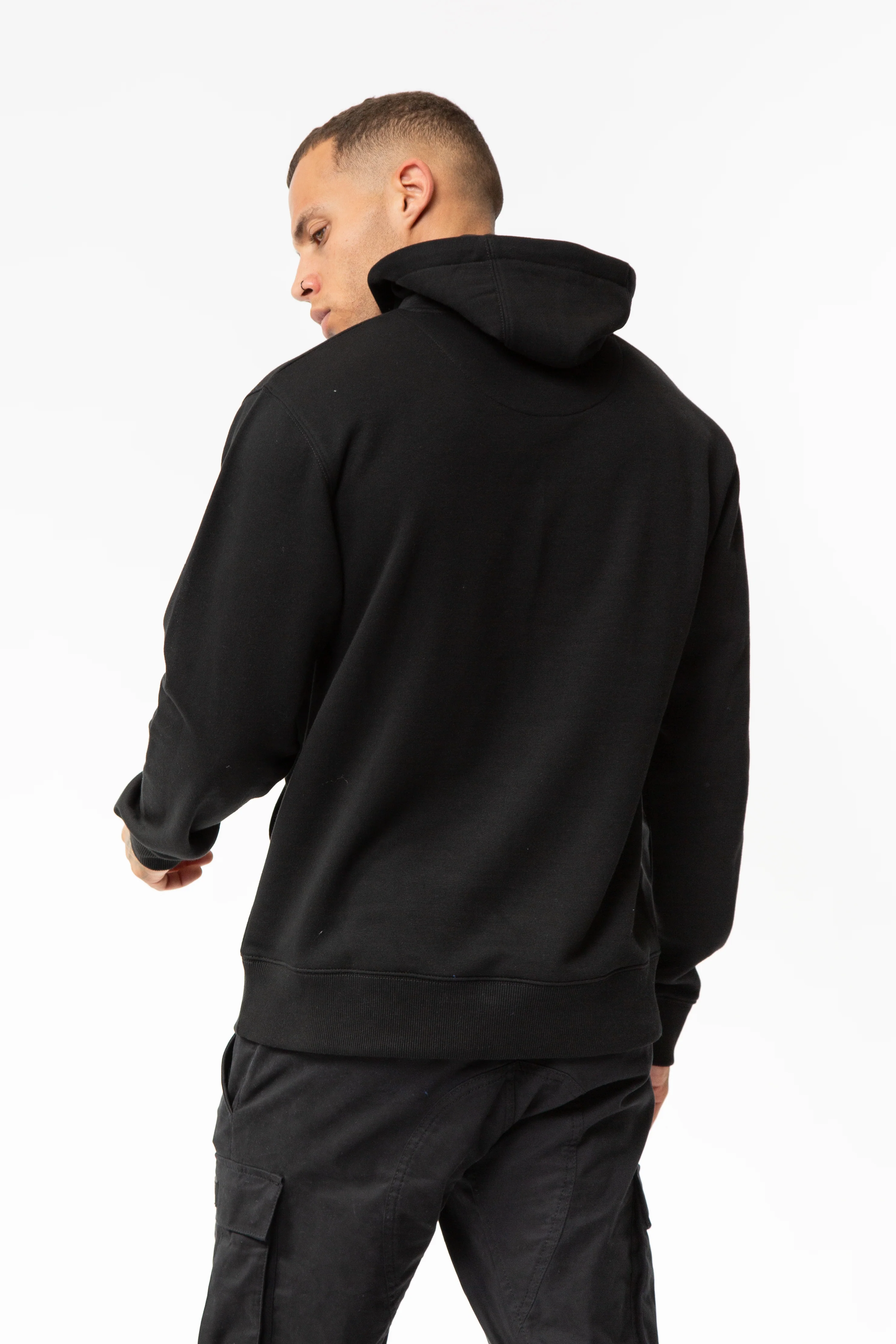 NASTRO BLACK/GOLD HOODIE - Image 3