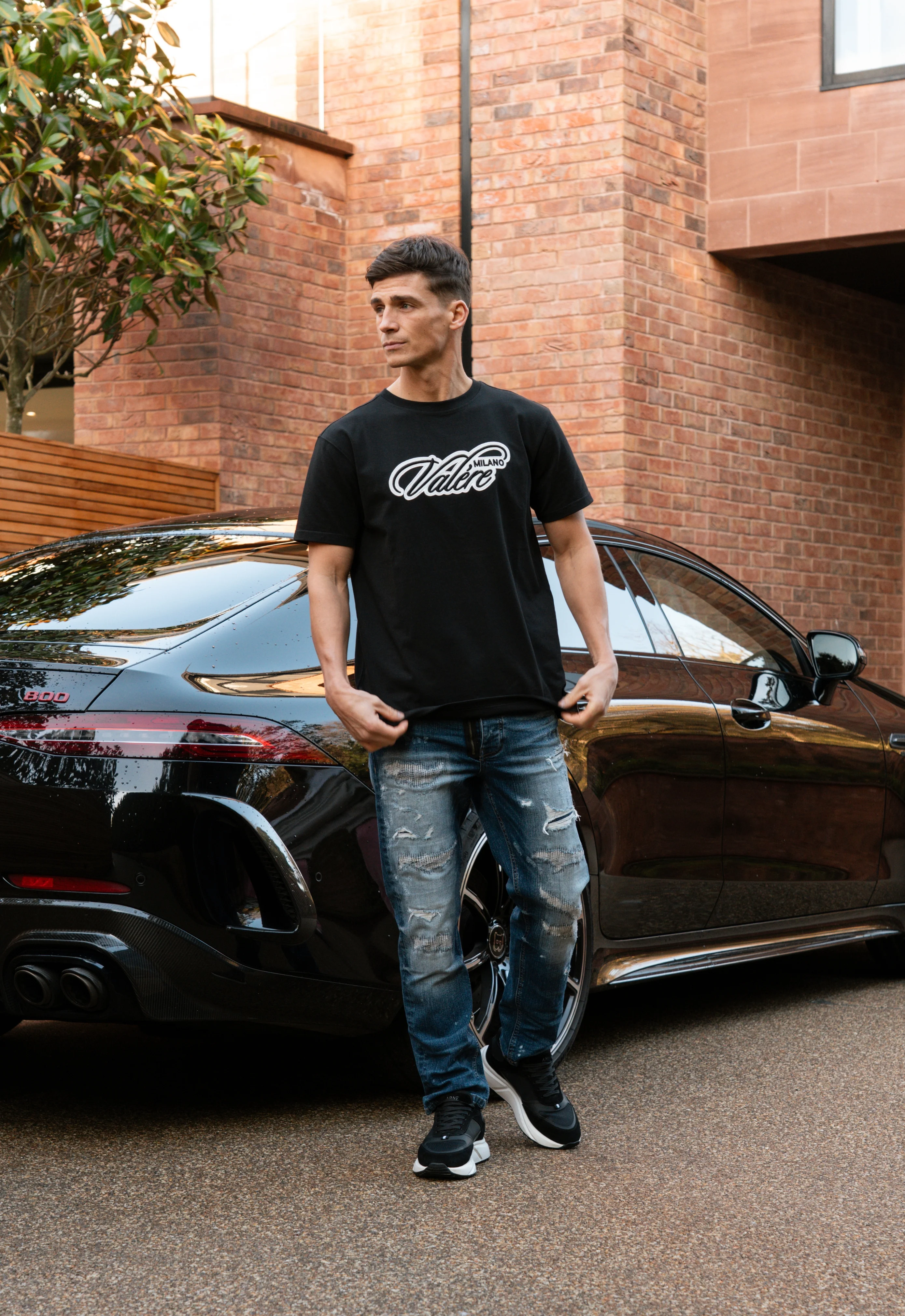 VALSESIA BLACK TEE - Image 3